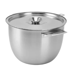 Cooking Oil Storage Tank 2.8L Filter Net Oil Strainer Pot Stainless Steel Wit HG